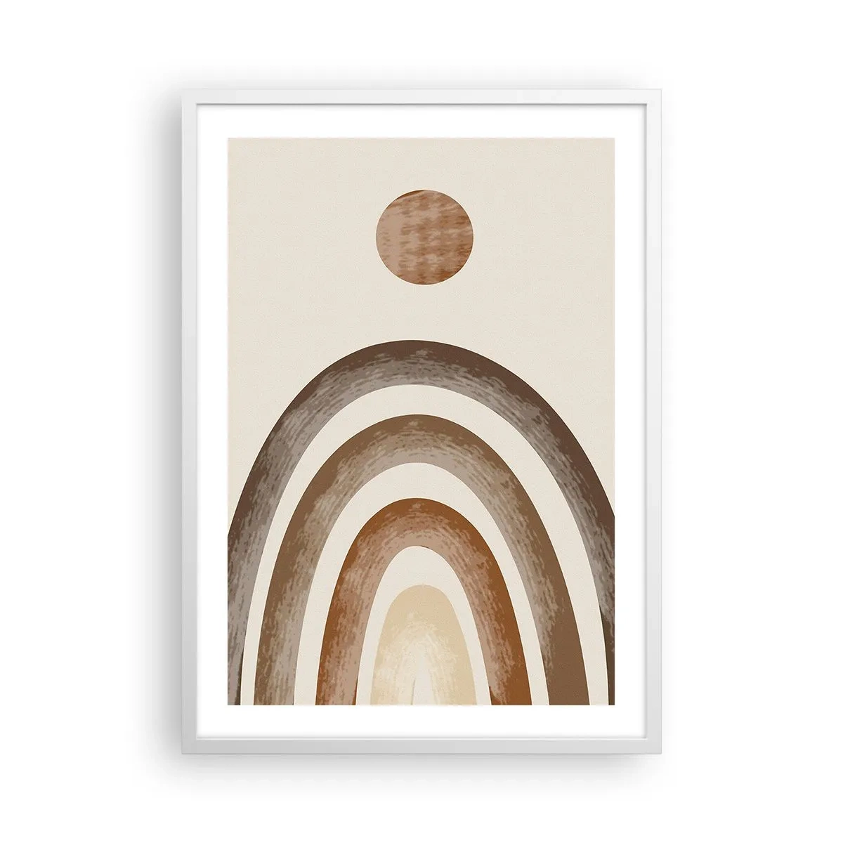 Poster în ramă albă - Într-o galaxie îndepărtată - 50x70 cm