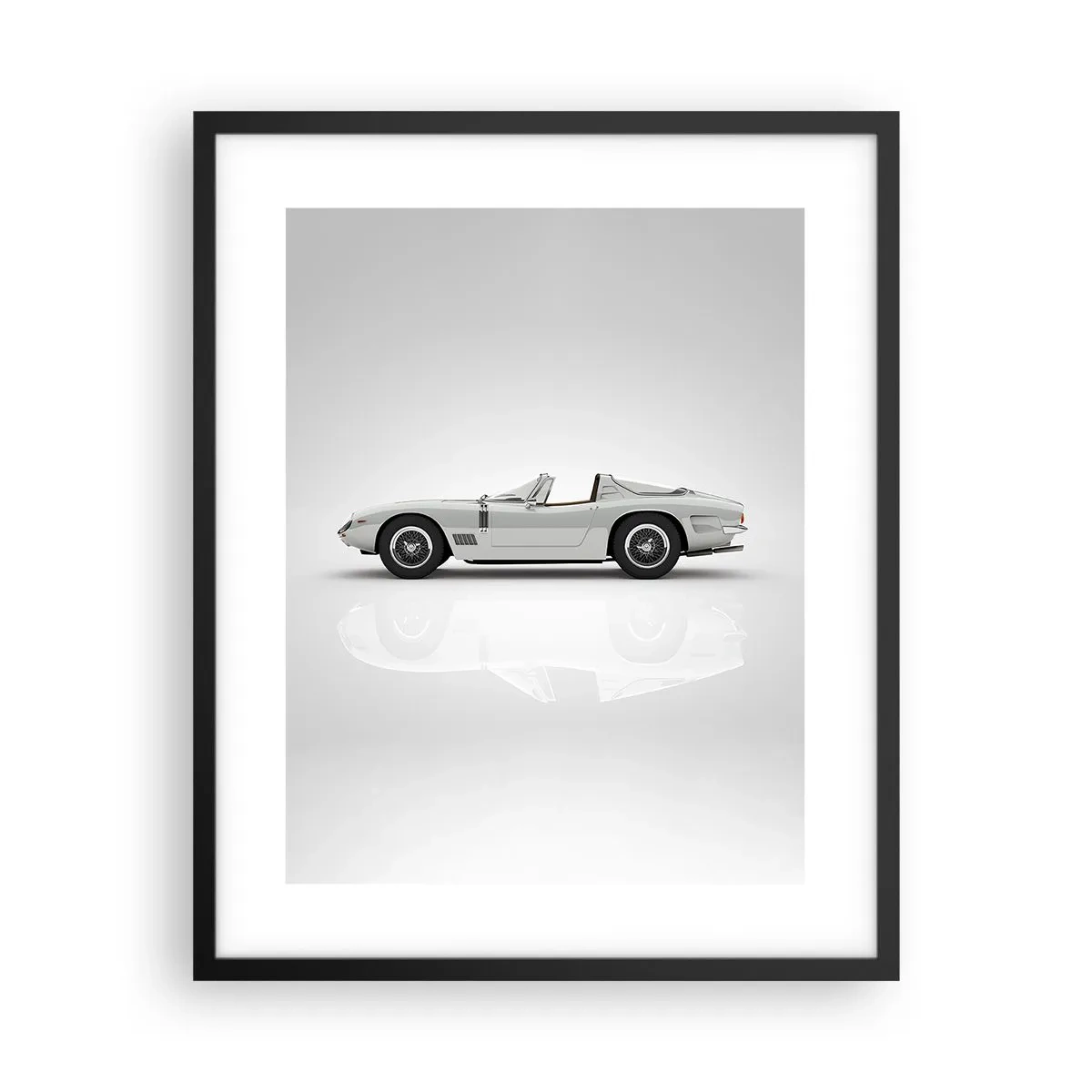 Poster în ramă neagră - Promisiunea distracției - 40x50 cm