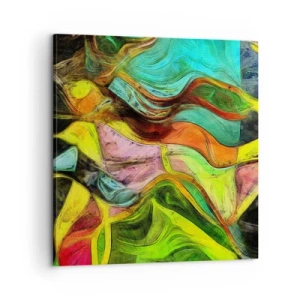 Tablou pe pânză - Mișcarea este viață - 60x60 cm