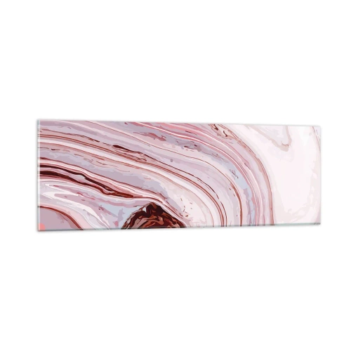 Tablou pe sticlă - Drept înainte, apoi dreapta jos - 90x30 cm