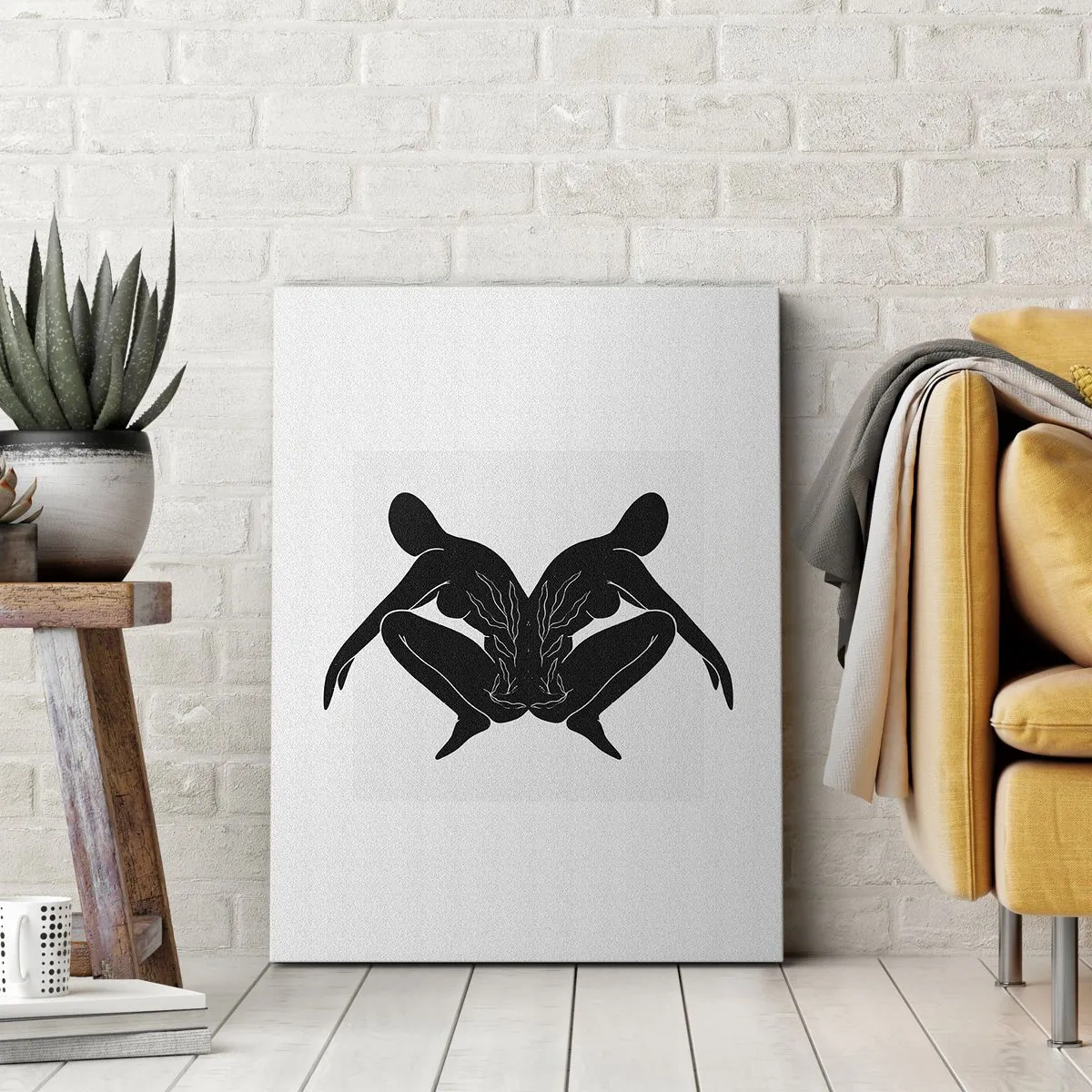 Tablou pe pânză - Suflet comun - 65x120 cm