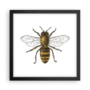 Poster în ramă neagră - Frumoasă și bună - 30x30 cm