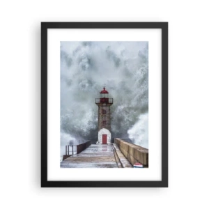 Poster în ramă neagră - Zgomotul apelor, sunetul vântului - 30x40 cm