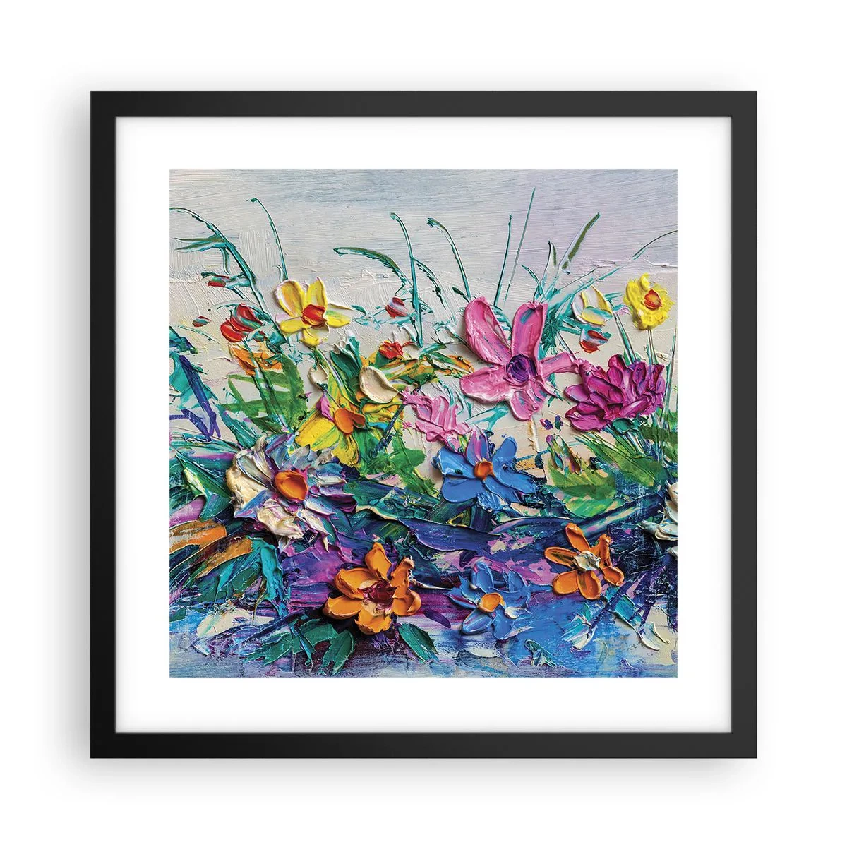 Poster în ramă neagră - Nu este deloc o natură moartă - 40x40 cm