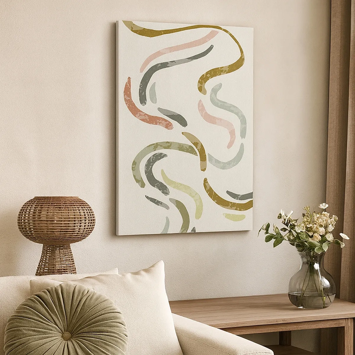 Tablou pe pânză - Dansul vesel al abstracției - 50x70 cm