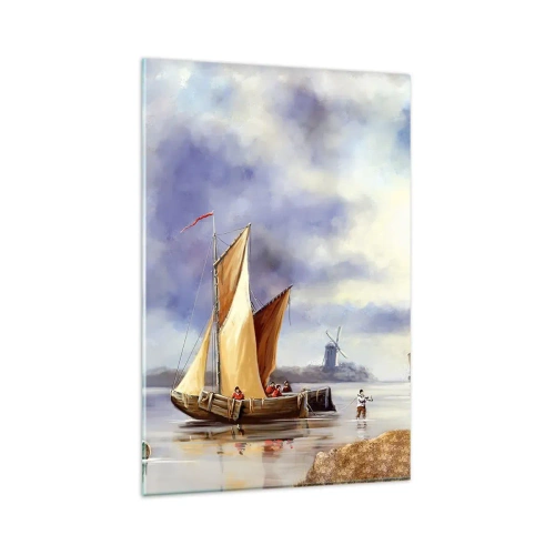 Tablou pe sticlă - Întoarcerea marinarilor - 80x120 cm