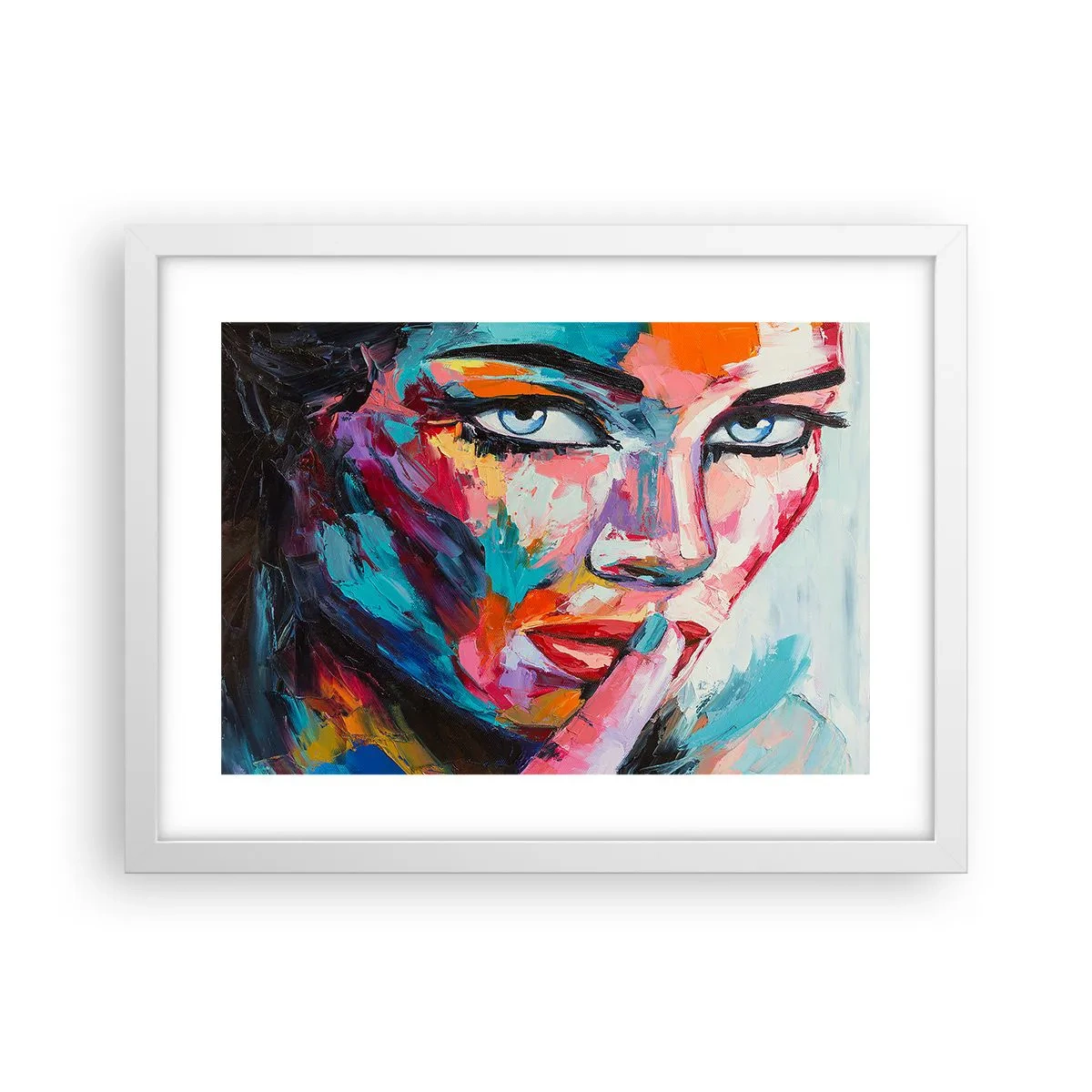 Poster în ramă albă - Primul nostru secret - 40x30 cm