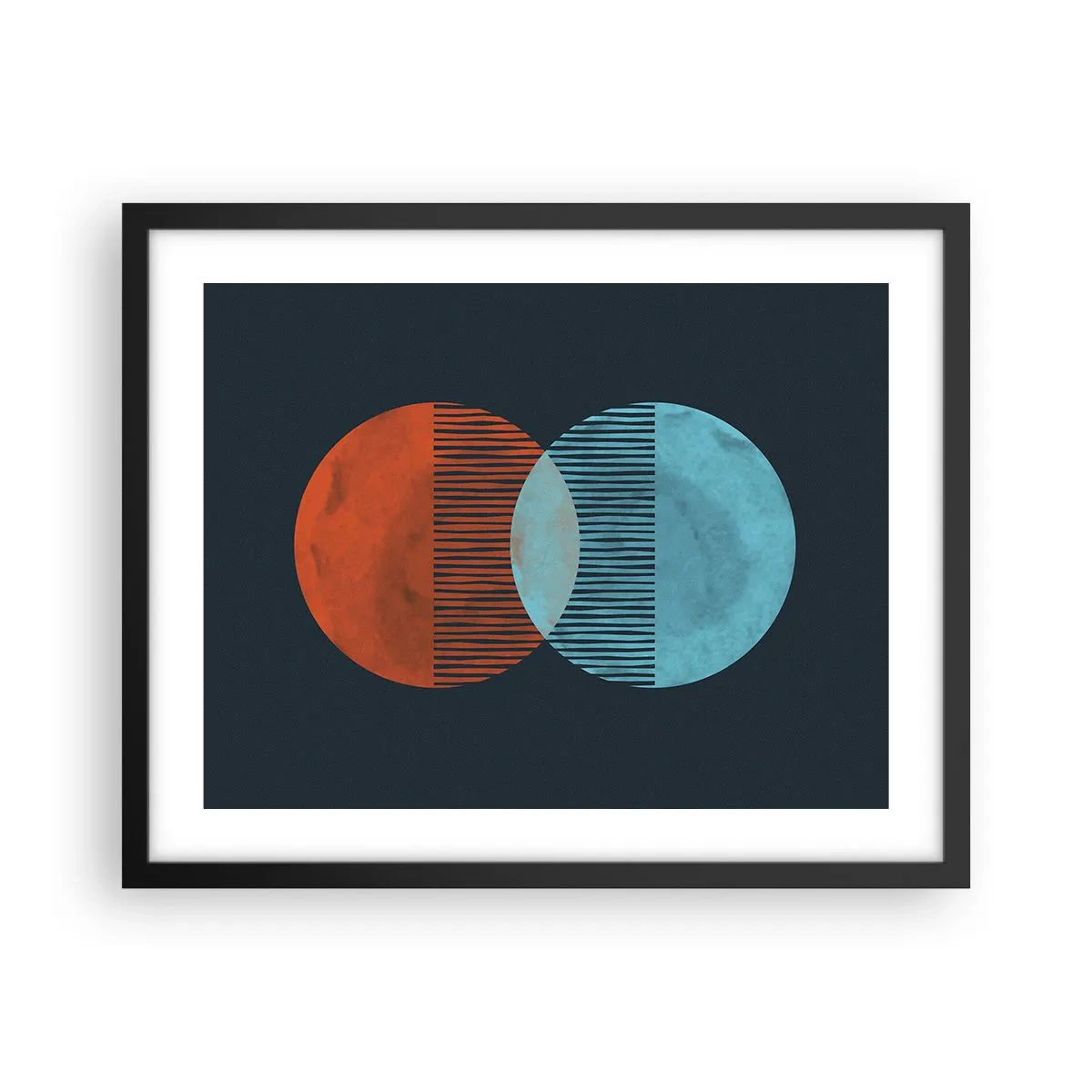 Poster în ramă neagră - Fantezie astronomică - 50x40 cm