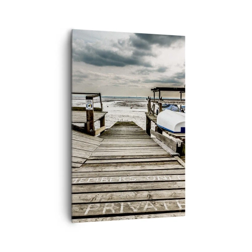 Tablou pe pânză - Plaja din nord - 80x120 cm