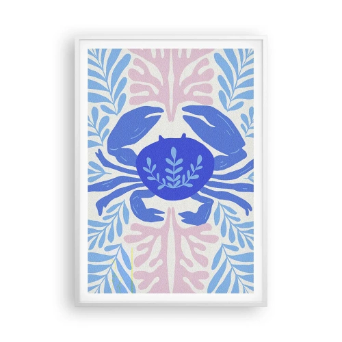 Poster în ramă albă - Ca o floare de mare - 70x100 cm