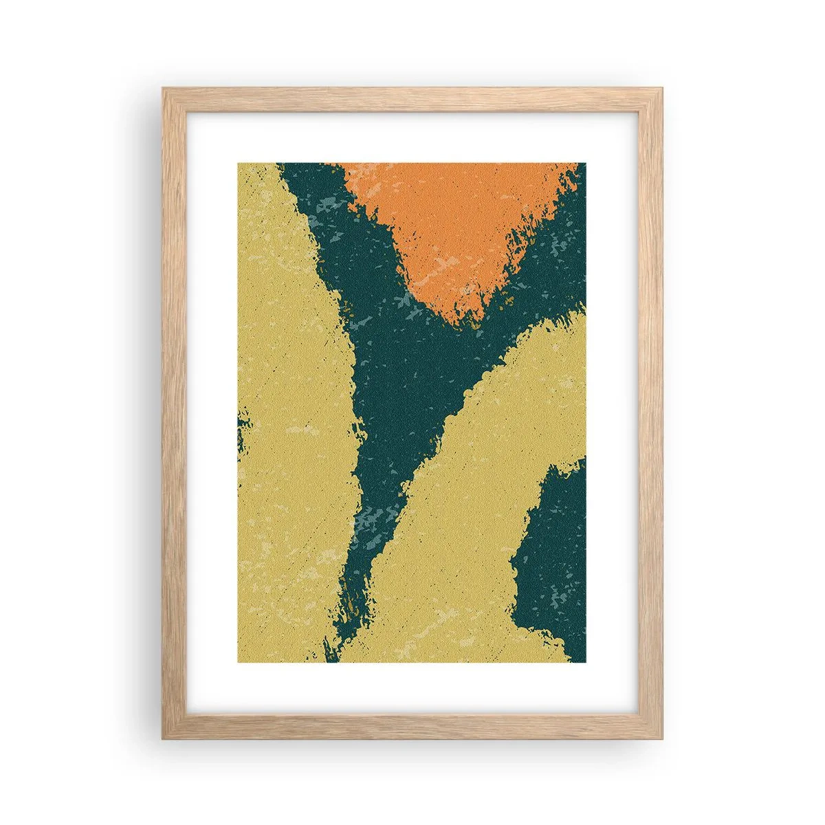 Poster în ramă de stejar deschis - Abstracție - în slow motion - 30x40 cm