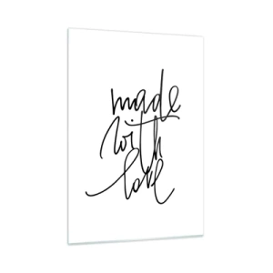 Tablou pe sticlă - Cel mai bun brand - 50x70 cm