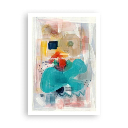 Poster - Joc plin de culoare - 70x100 cm