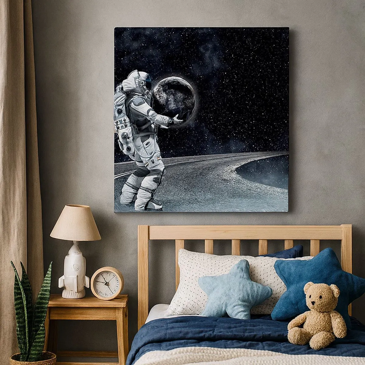 Tablou pe pânză - Pe Calea Lactee - 30x30 cm