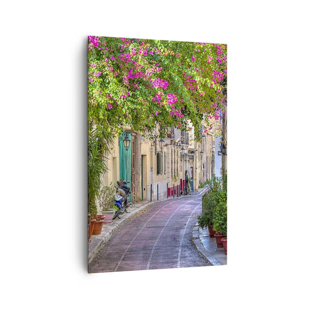 Tablou pe pânză - Alee înfloritoare - 80x120 cm