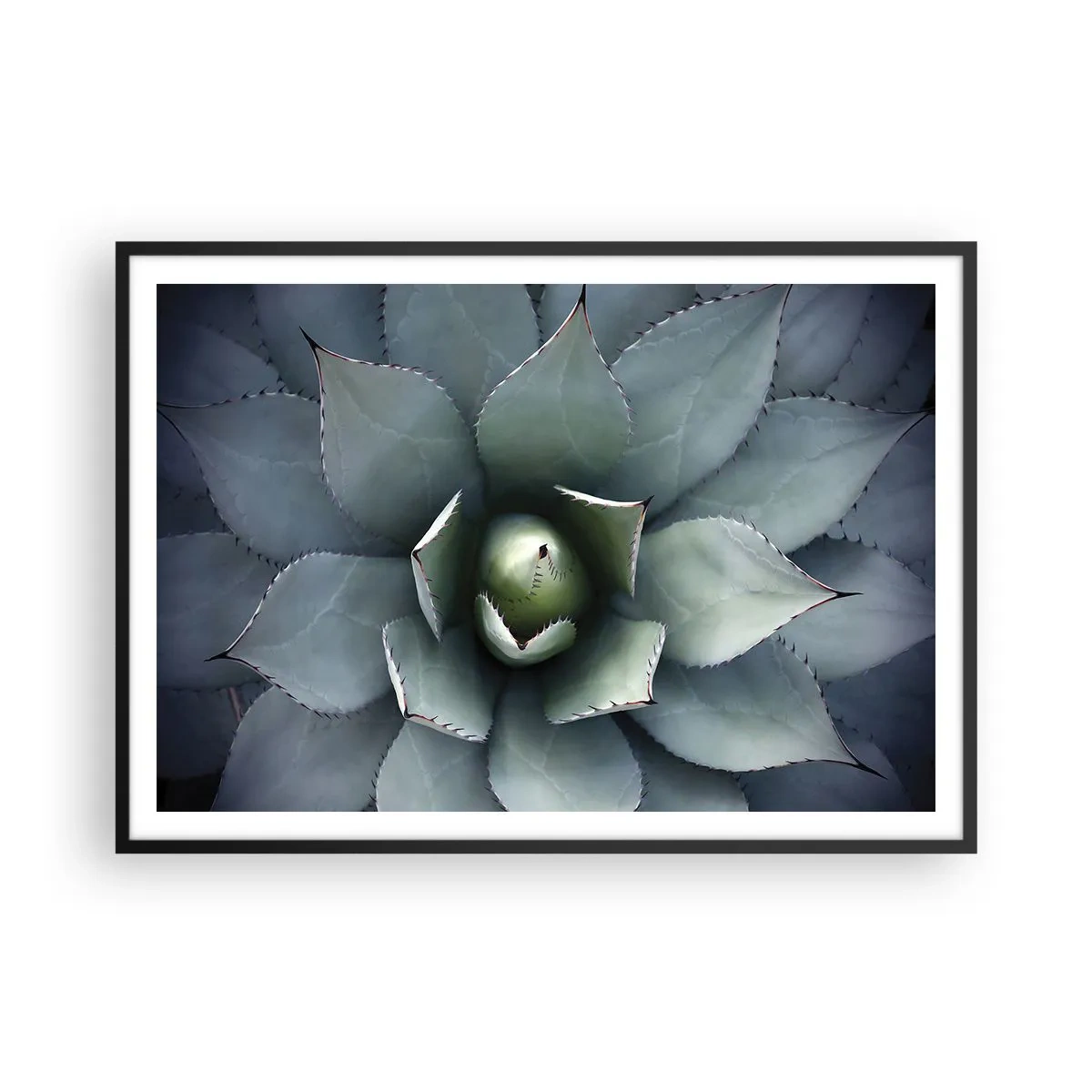 Poster în ramă neagră - Momește și avertizează - 100x70 cm