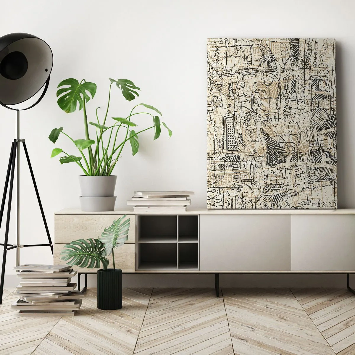 Tablou pe pânză - Așteaptă să fie descifrat - 50x70 cm