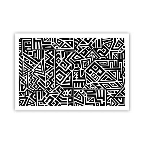 Poster - Compoziție precolumbiană - 91x61 cm