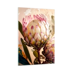 Tablou pe sticlă - Îmbrățișare cu tandrețe - 50x70 cm
