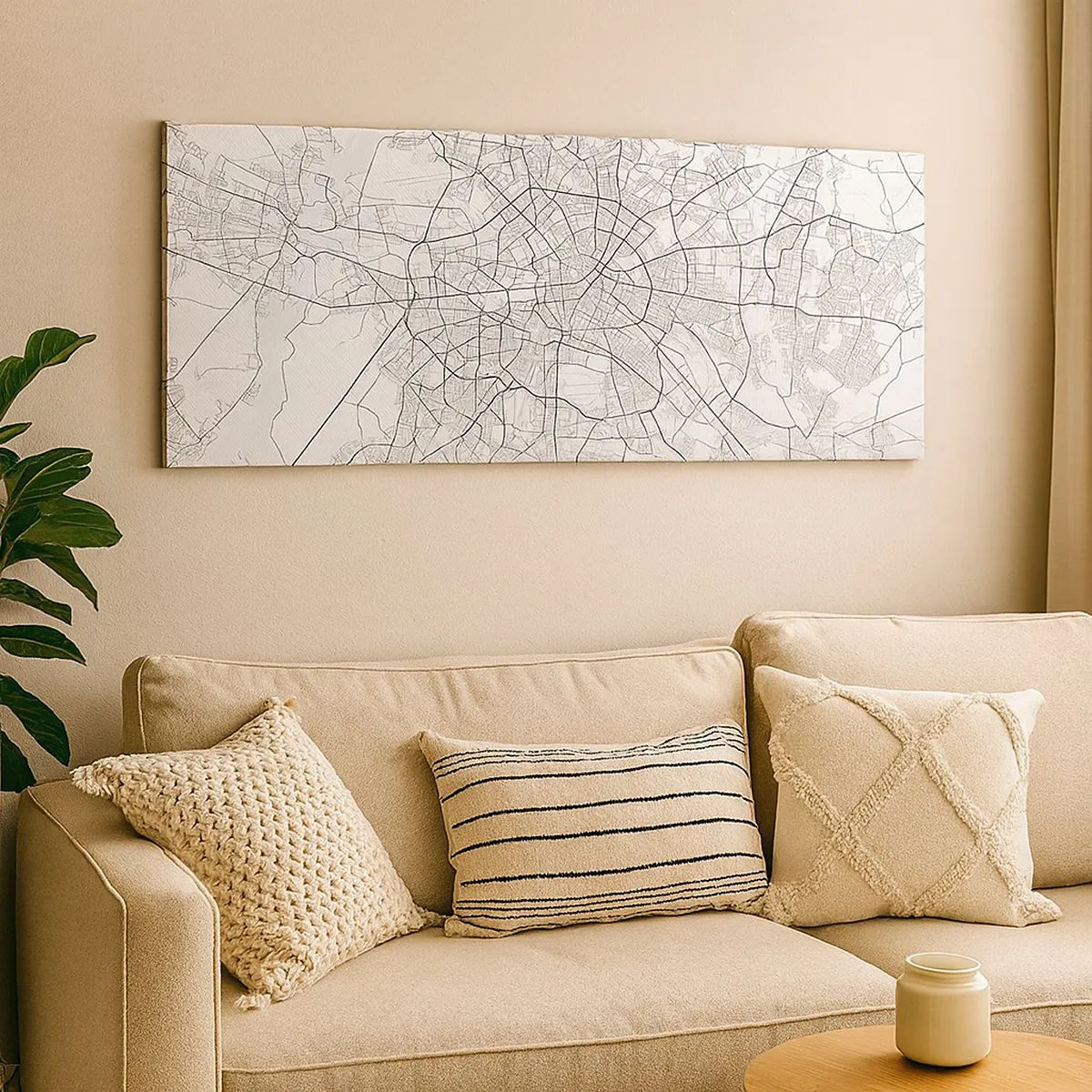 Tablou pe pânză - Floare de Berlin - 100x40 cm