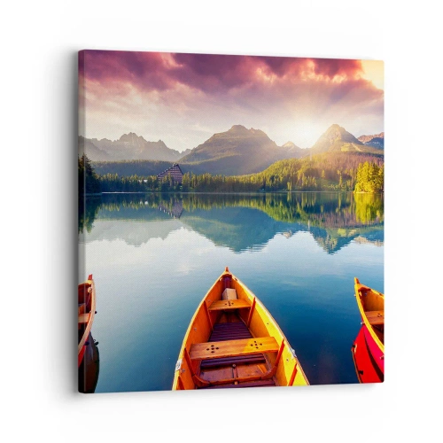 Tablou pe pânză - Nimic împotriva naturii - 30x30 cm