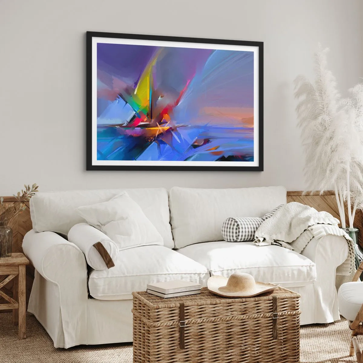 Poster în ramă neagră - Iute ca o pasăre - 50x40 cm