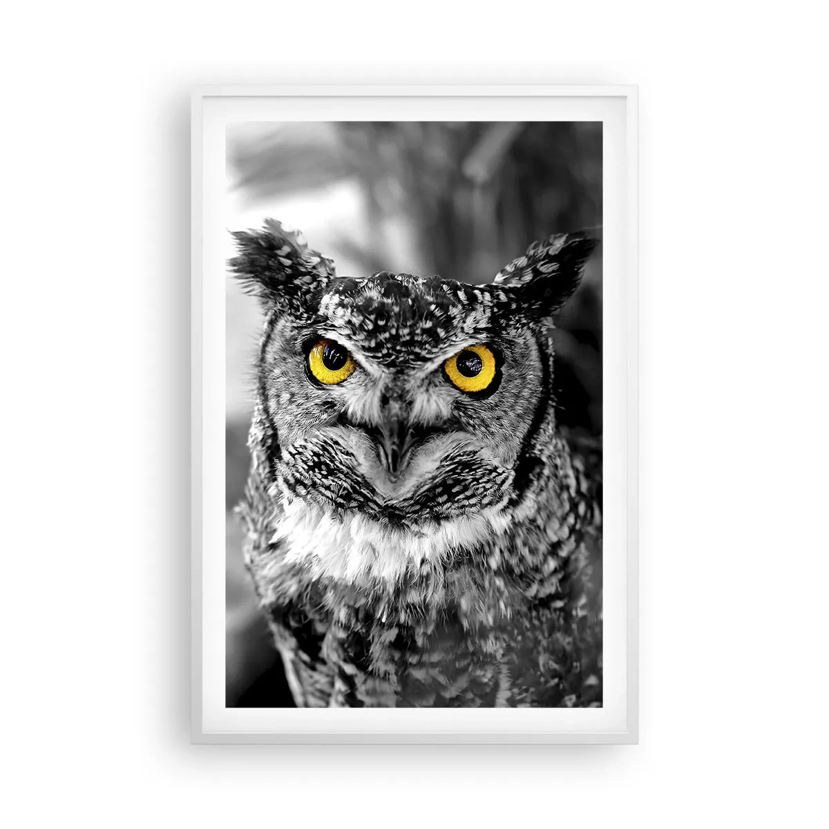 Poster în ramă albă - Nimic nu poate fi ascuns - 61x91 cm