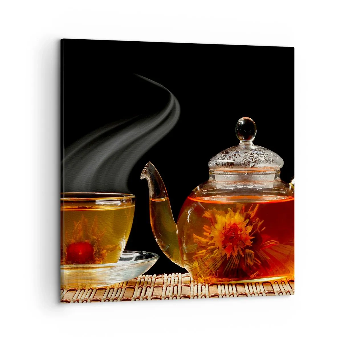Tablou pe pânză - Magia și arta preparării ceaiului - 50x50 cm