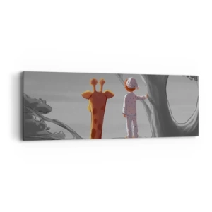Tablou pe pânză - Acest lucru se întâmplă cu adevărat - 90x30 cm
