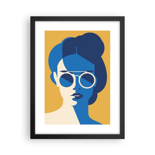 Poster în ramă neagră - Look de vacanță - 30x40 cm