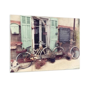 Tablou pe sticlă - Trăiască provincia! - 100x70 cm