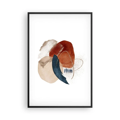 Poster în ramă neagră - Compoziție ovală - 61x91 cm