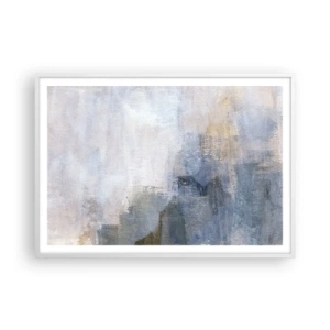 Poster în ramă albă - Tonuri  și acorduri de culoare - 100x70 cm