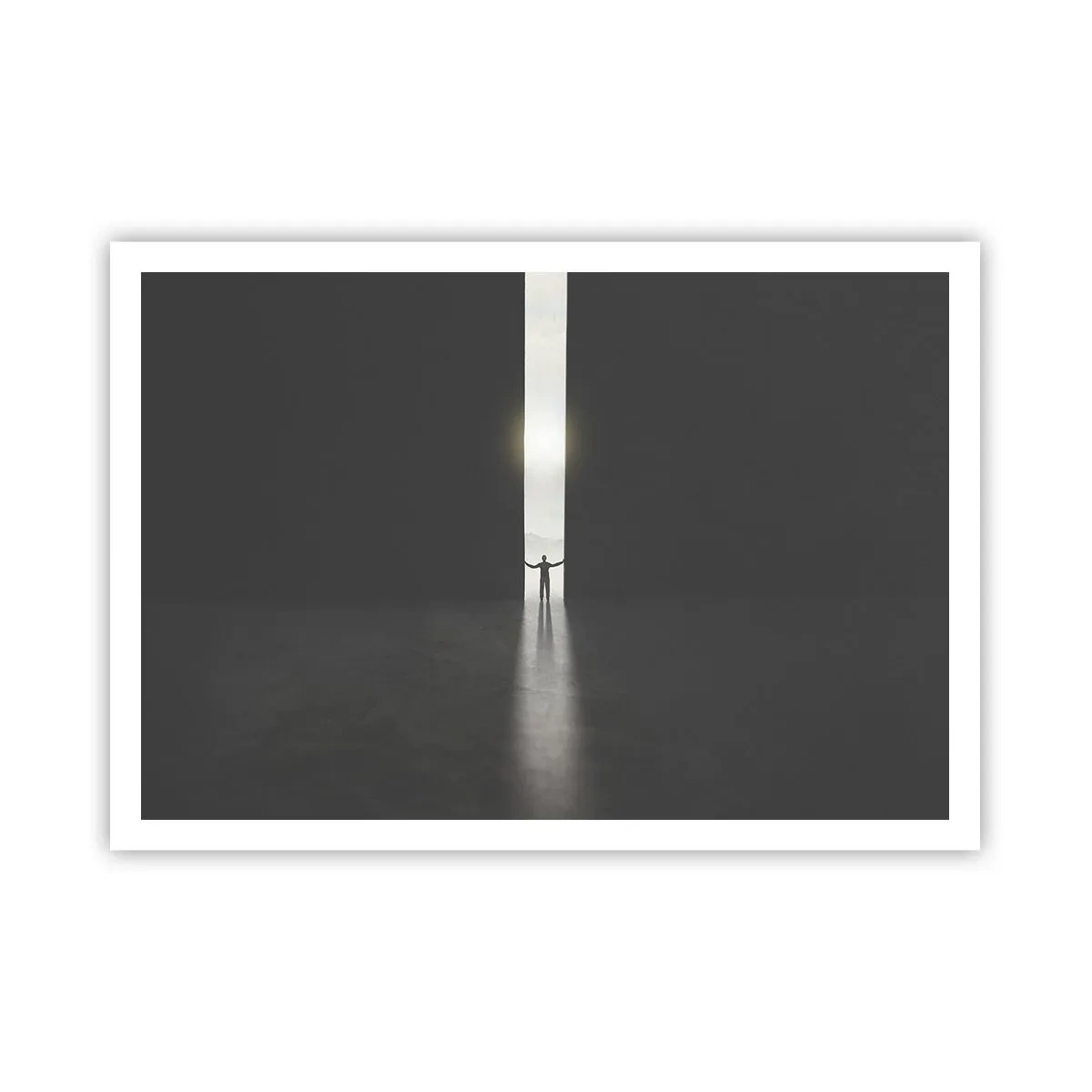 Poster - Un pas spre un viitor luminos - 100x70 cm