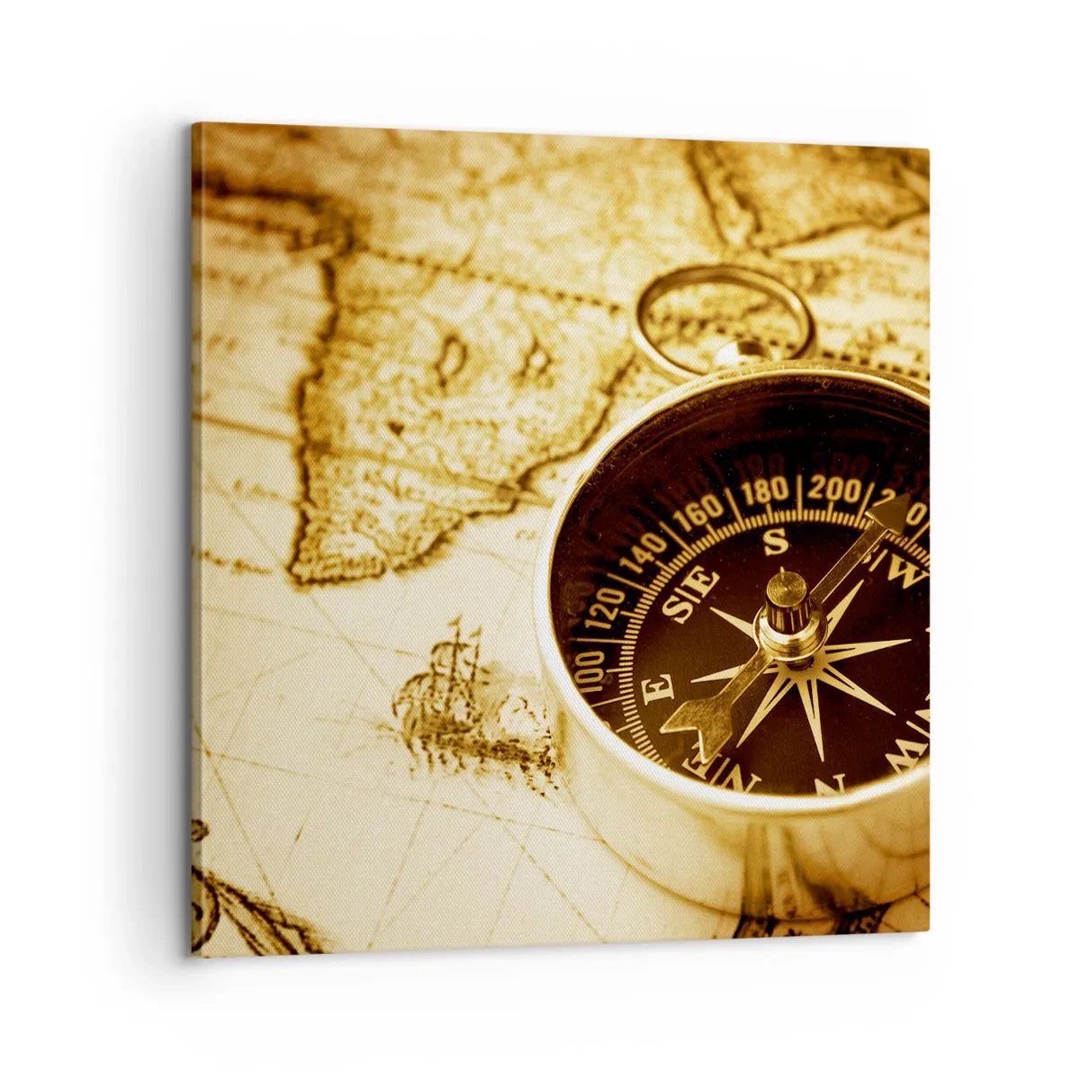 Tablou pe pânză - Est sau vest? - 60x60 cm