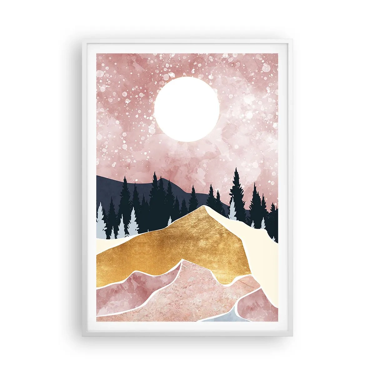 Poster în ramă albă - Garda de noapte - 70x100 cm