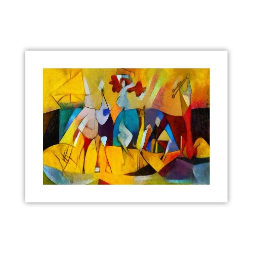 Poster - Soare - viață - bucurie - 40x30 cm