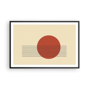 Poster în ramă neagră - În continuare - 91x61 cm