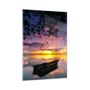 Tablou pe sticlă - "Pari să plutești în mijlocul cerului...” - 50x70 cm