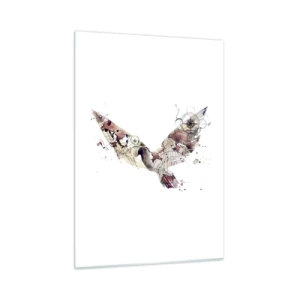 Tablou pe sticlă - Vagabondul cu capul în nori - 50x70 cm