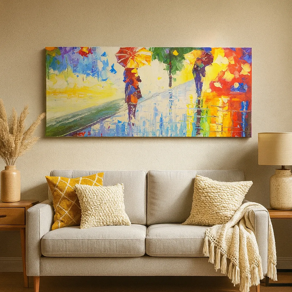 Tablou pe pânză - Și totul este clar - 30x30 cm