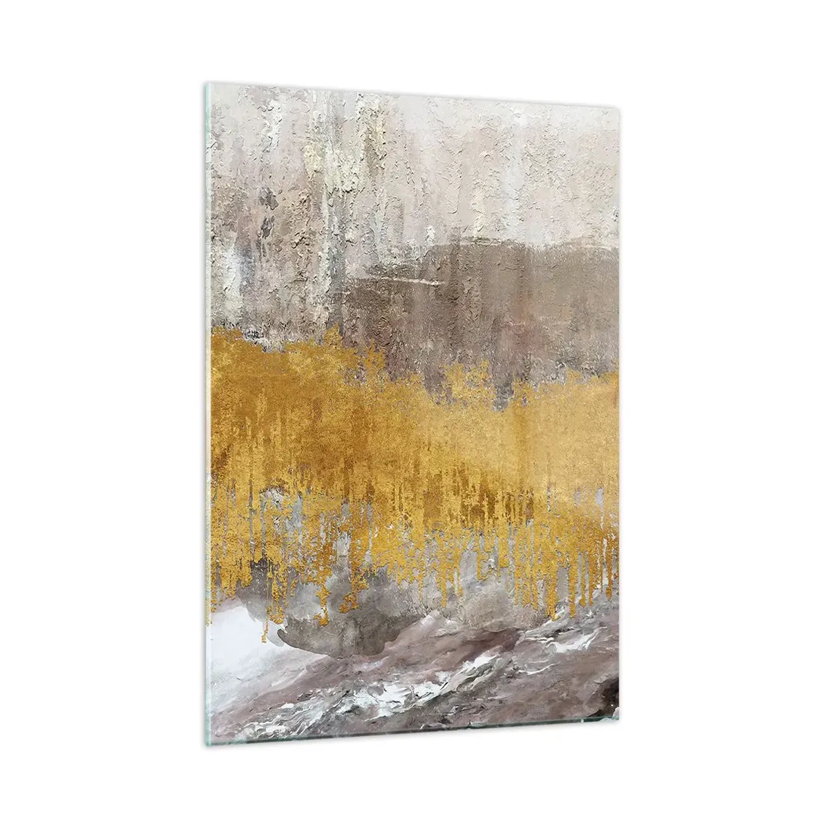 Tablou pe sticlă - O suflare de aur - 50x70 cm
