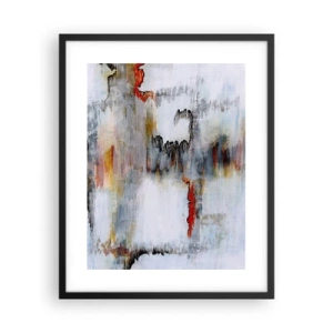 Poster în ramă neagră - Cu bățul pe apă - 40x50 cm