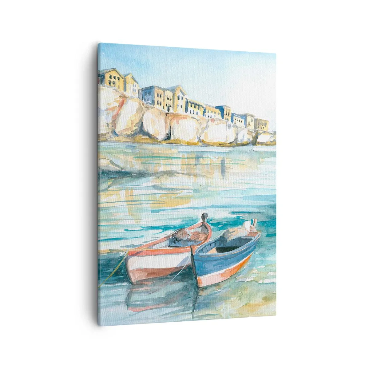 Tablou pe pânză - Peisaj în azur - 50x70 cm