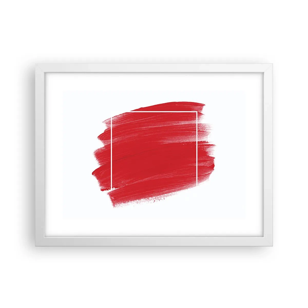 Poster în ramă albă - În afara cadrului - 40x30 cm