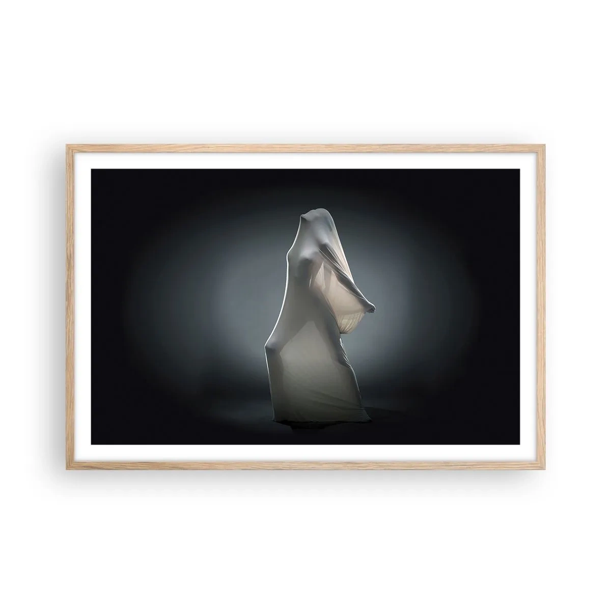 Poster în ramă de stejar deschis - Dorințe ascunse - 91x61 cm