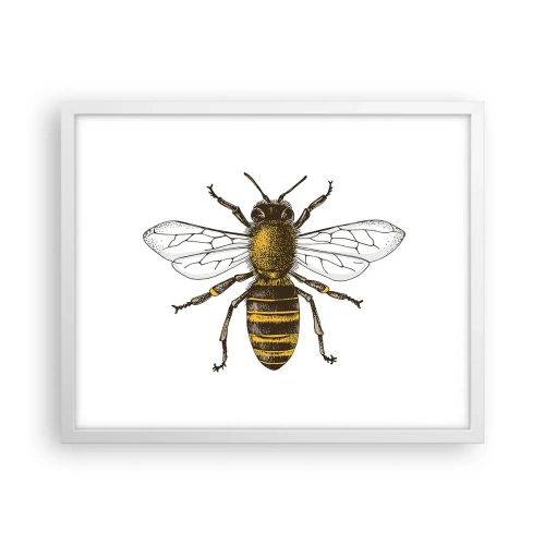 Poster în ramă albă - Frumoasă și bună - 50x40 cm