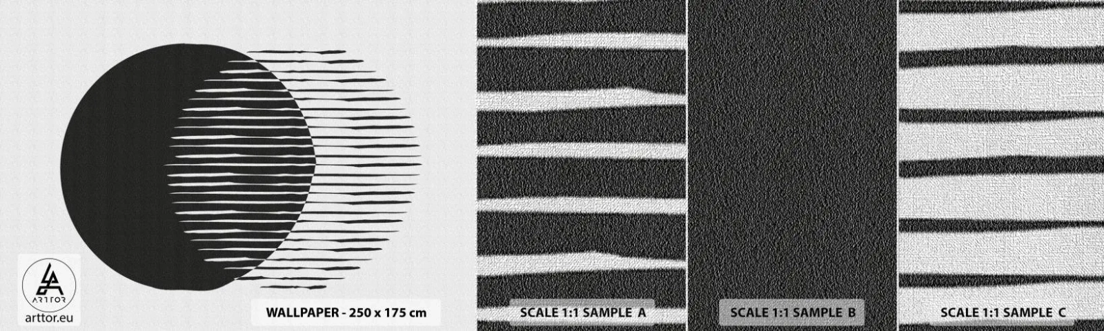 Mostră tapet Premium Canvas - Alter ego-ul său - Soare, Rotile, Boho - 100x30 cm