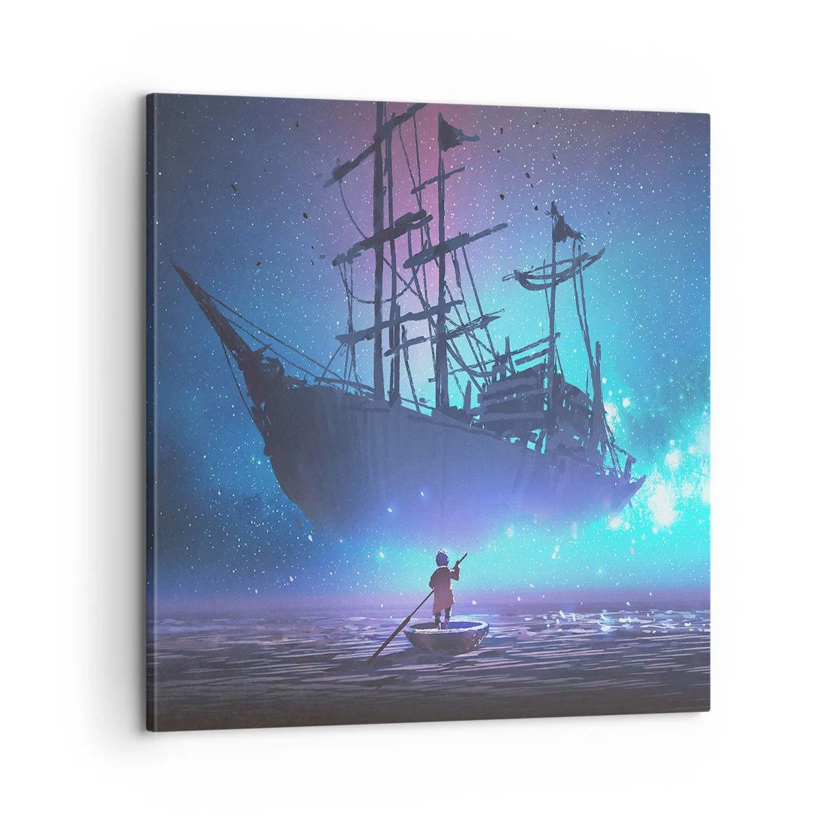 Tablou pe pânză - Întâlnirea cu mitul mării - 60x60 cm