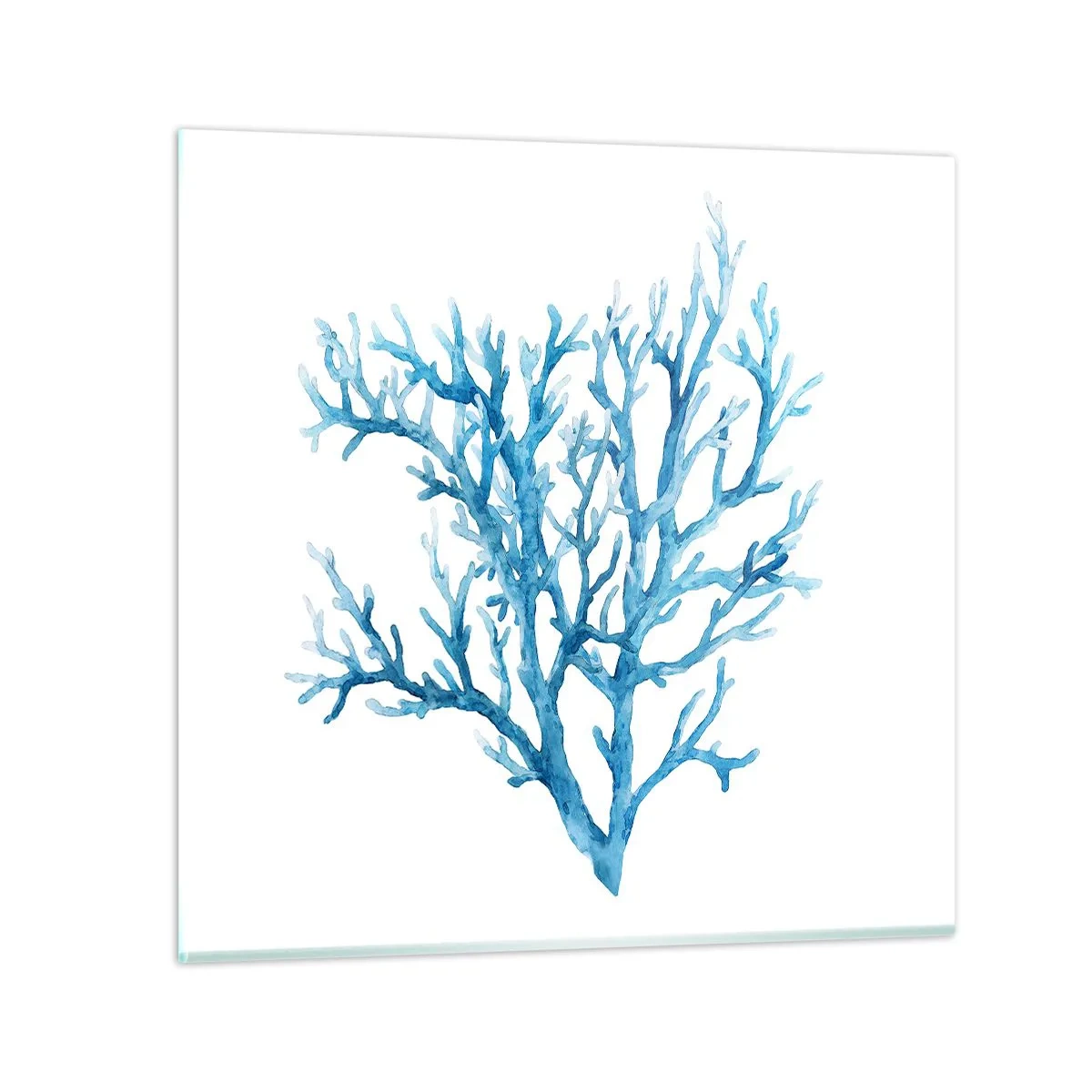 Tablou pe sticlă - Filigranul marin - 40x40 cm